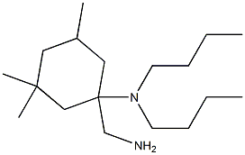 1-(aminomethyl)-N,N-dibutyl-3,3,5-trimethylcyclohexan-1-amine|