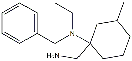 1-(aminomethyl)-N-benzyl-N-ethyl-3-methylcyclohexan-1-amine Structure