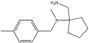  1-(aminomethyl)-N-methyl-N-[(4-methylphenyl)methyl]cyclopentan-1-amine