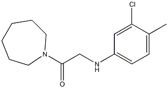 1-(azepan-1-yl)-2-[(3-chloro-4-methylphenyl)amino]ethan-1-one