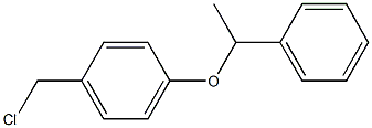 1-(chloromethyl)-4-(1-phenylethoxy)benzene Structure