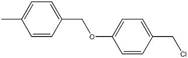 1-(chloromethyl)-4-[(4-methylphenyl)methoxy]benzene Structure
