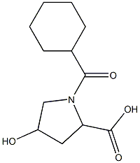 1-(cyclohexylcarbonyl)-4-hydroxypyrrolidine-2-carboxylic acid