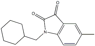  1-(cyclohexylmethyl)-5-methyl-2,3-dihydro-1H-indole-2,3-dione