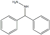 1-(diphenylmethyl)hydrazine 化学構造式