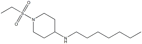 1-(ethanesulfonyl)-N-heptylpiperidin-4-amine,,结构式