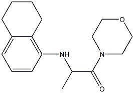 1-(morpholin-4-yl)-2-(5,6,7,8-tetrahydronaphthalen-1-ylamino)propan-1-one