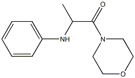 1-(morpholin-4-yl)-2-(phenylamino)propan-1-one,,结构式