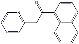 1-(naphthalen-1-yl)-2-(pyridin-2-yl)ethan-1-one Structure