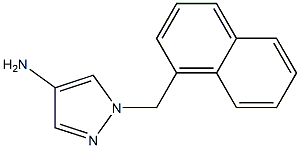 1-(naphthalen-1-ylmethyl)-1H-pyrazol-4-amine Struktur