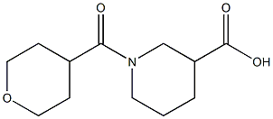 1-(oxan-4-ylcarbonyl)piperidine-3-carboxylic acid Struktur