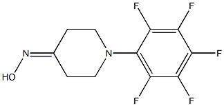 1-(pentafluorophenyl)piperidin-4-one oxime Structure