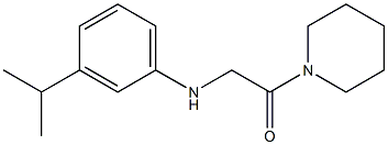 1-(piperidin-1-yl)-2-{[3-(propan-2-yl)phenyl]amino}ethan-1-one|