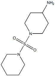 1-(piperidine-1-sulfonyl)piperidin-4-amine 结构式
