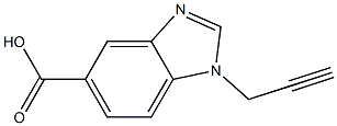 1-(prop-2-yn-1-yl)-1H-1,3-benzodiazole-5-carboxylic acid