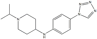 1-(propan-2-yl)-N-[4-(1H-1,2,3,4-tetrazol-1-yl)phenyl]piperidin-4-amine Structure