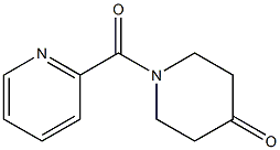 1-(pyridin-2-ylcarbonyl)piperidin-4-one 结构式