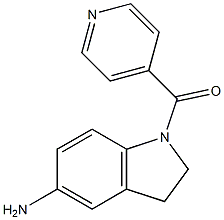 1-(pyridin-4-ylcarbonyl)-2,3-dihydro-1H-indol-5-amine