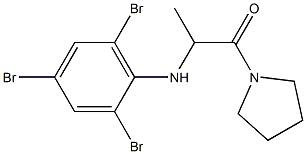 1-(pyrrolidin-1-yl)-2-[(2,4,6-tribromophenyl)amino]propan-1-one