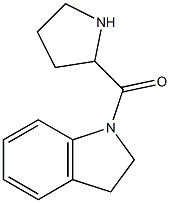 1-(pyrrolidin-2-ylcarbonyl)-2,3-dihydro-1H-indole Struktur