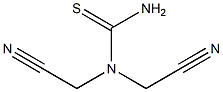 1,1-bis(cyanomethyl)thiourea,,结构式