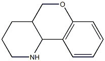 1,3,4,4a,5,10b-hexahydro-2H-chromeno[4,3-b]pyridine Struktur