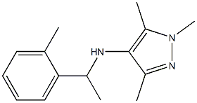1,3,5-trimethyl-N-[1-(2-methylphenyl)ethyl]-1H-pyrazol-4-amine