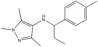 1,3,5-trimethyl-N-[1-(4-methylphenyl)propyl]-1H-pyrazol-4-amine