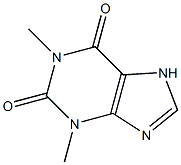 1,3-dimethyl-2,3,6,7-tetrahydro-1H-purine-2,6-dione 化学構造式