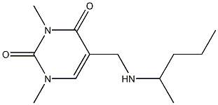  1,3-dimethyl-5-[(pentan-2-ylamino)methyl]-1,2,3,4-tetrahydropyrimidine-2,4-dione