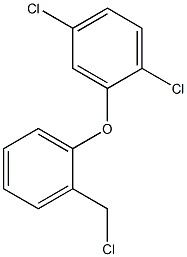 1,4-dichloro-2-[2-(chloromethyl)phenoxy]benzene Structure