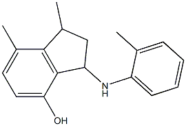 1,7-dimethyl-3-[(2-methylphenyl)amino]-2,3-dihydro-1H-inden-4-ol