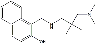 1-[({2-[(dimethylamino)methyl]-2-methylpropyl}amino)methyl]naphthalen-2-ol