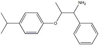 1-[(1-amino-1-phenylpropan-2-yl)oxy]-4-(propan-2-yl)benzene Structure