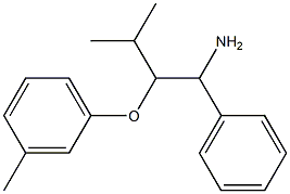 1-[(1-amino-3-methyl-1-phenylbutan-2-yl)oxy]-3-methylbenzene
