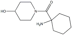 1-[(1-aminocyclohexyl)carbonyl]piperidin-4-ol Structure