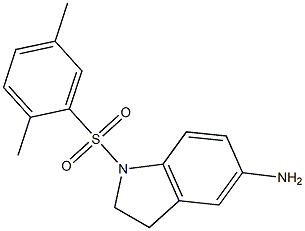 1-[(2,5-dimethylbenzene)sulfonyl]-2,3-dihydro-1H-indol-5-amine|