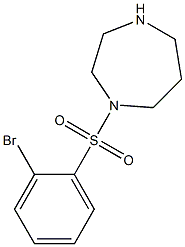 1-[(2-bromobenzene)sulfonyl]-1,4-diazepane Structure