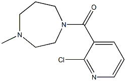 1-[(2-chloropyridin-3-yl)carbonyl]-4-methyl-1,4-diazepane Struktur