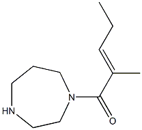 1-[(2E)-2-methylpent-2-enoyl]-1,4-diazepane|