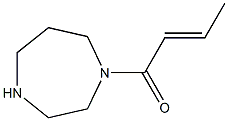 1-[(2E)-but-2-enoyl]-1,4-diazepane,,结构式