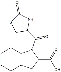 1-[(2-oxo-1,3-thiazolidin-4-yl)carbonyl]-octahydro-1H-indole-2-carboxylic acid