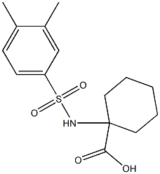 1-[(3,4-dimethylbenzene)sulfonamido]cyclohexane-1-carboxylic acid