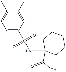  1-[(3,4-dimethylbenzene)sulfonamido]cyclohexane-1-carboxylic acid