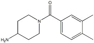 1-[(3,4-dimethylphenyl)carbonyl]piperidin-4-amine Structure