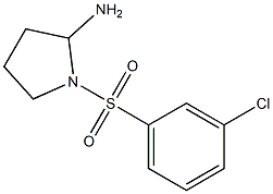 1-[(3-chlorobenzene)sulfonyl]pyrrolidin-2-amine