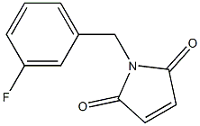 1-[(3-fluorophenyl)methyl]-2,5-dihydro-1H-pyrrole-2,5-dione Structure