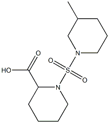 1-[(3-methylpiperidine-1-)sulfonyl]piperidine-2-carboxylic acid