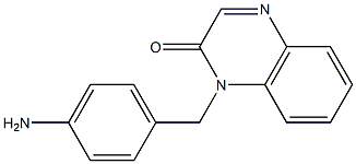 1-[(4-aminophenyl)methyl]-1,2-dihydroquinoxalin-2-one Structure