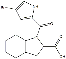 1-[(4-bromo-1H-pyrrol-2-yl)carbonyl]-octahydro-1H-indole-2-carboxylic acid